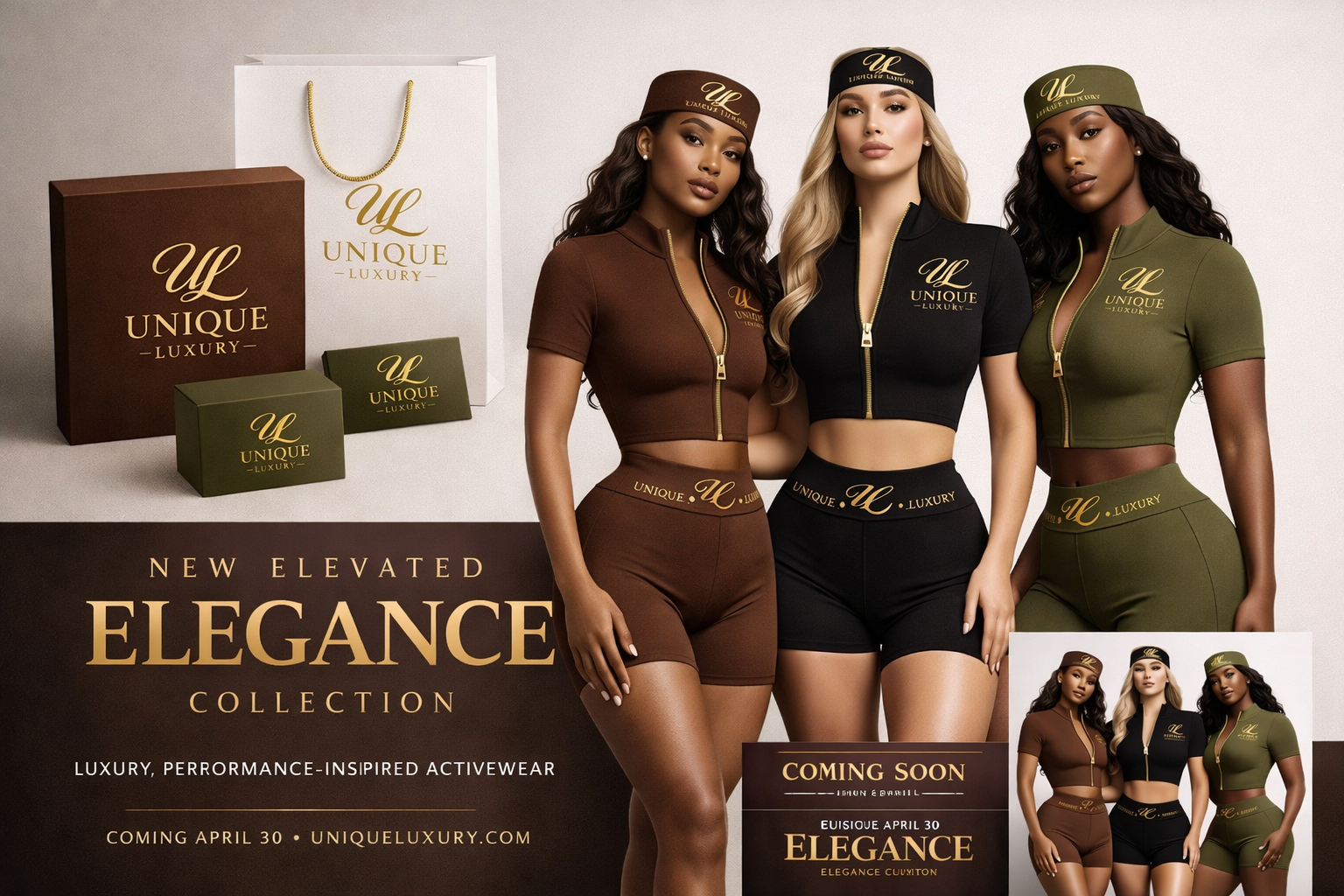 New Elevated Elegance Set- Black